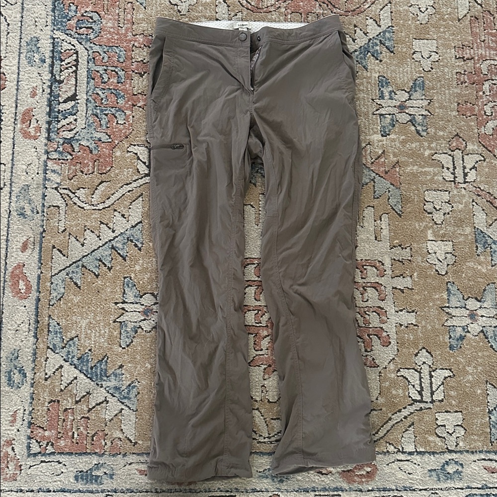 L.L. Bean Taupe Adjustable Hiking Pants
